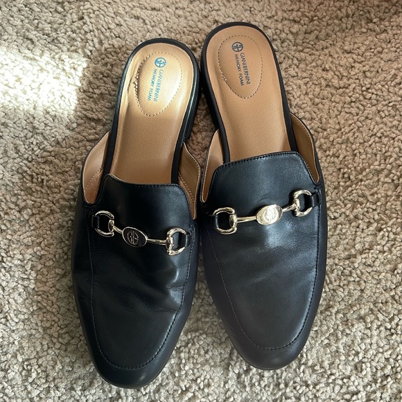 Giani Bernini Flat Mules Memory Foam - Picture 2 of 5